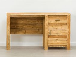 biurko z drewna litego świerkowego rustykalne