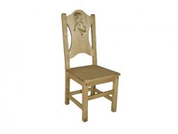 Krzesło z rzeźbionym oparciem Jagna 3