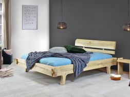 łóżko drewniane dębowe