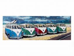 obraz metalowy 3d loftowy Volkswagen