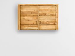 szafka wisząca drewniana świerkowa rustykalna do salonu
