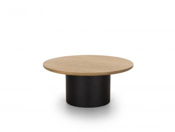 kawowy stolik z drewna dębowego loftowy do salonu