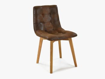 krzesło drewniane tapicerowane