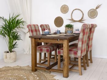 stół z drewna rustykalny do jadalni sosnowy
