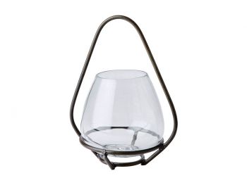 świecznik stojący szklany tea light