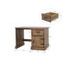 biurko drewniane wymiary