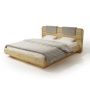 drewniane łóżka w nowoczesnym stylu 140x210