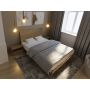 drewniane łóżka w stylu skandynawskim