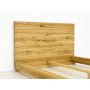 drewniane łóżko dębowe