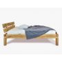 drewniane łóżko dębowe profil
