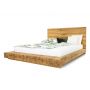łóżko drewniane dębowe 160x200 nowoczesne do sypialni