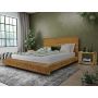 łóżko drewniane dębowe panelowe nowoczesne