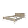 łóżko drewniane sosnowe 140x200