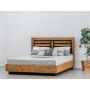 łóżko drewniane sosnowe nowoczesne do sypialni