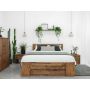 łóżko drewniane sosnowe wysokie