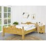 łóżko drewniane świerkowe 1400x200 góralskie do sypialni