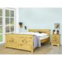 łóżko drewniane świerkowe 90x200 góralskie do sypialni