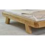 łóżko drewniane świerkowe bok