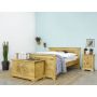 łóżko drewniane świerkowe góralskie