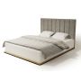 łóżko drewniane w stylu skandynawskim