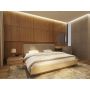 łóżko drewniane w stylu skandynawskim