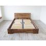 łóżko drewniane ze stelażem