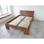 łóżko z prawdziwego drewna
