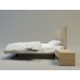 nowoczesne łóżko drewniane do sypialni