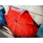 obraz metalowy 3d loftowy parasolki