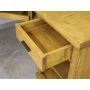 pojemne biurko drewniane narożne