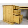 pojemne biurko drewniane z szufladami