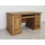 szerokie biurko drewniane