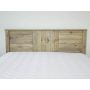 zagłówek łóżka z drewna
