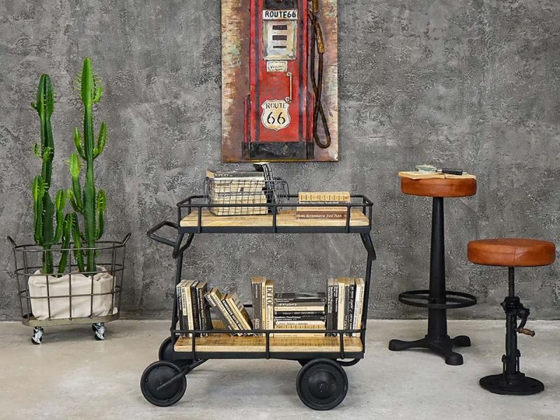 Wózek barek kuchenny industrialny TEXAS