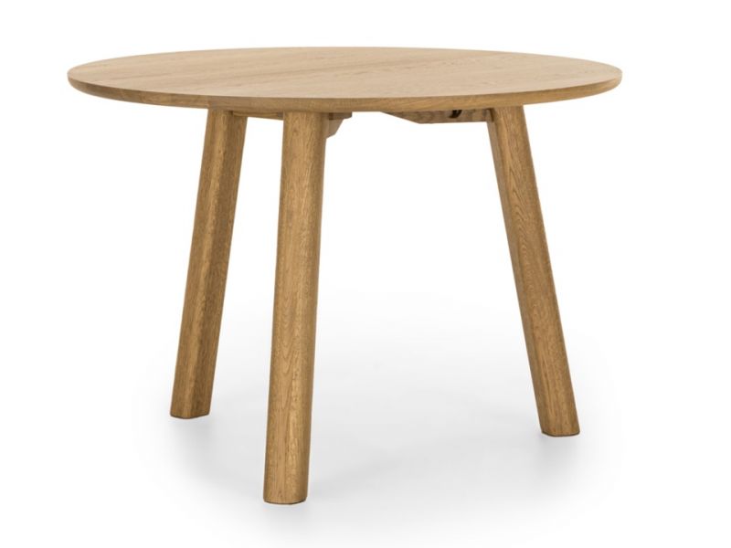 Stół drewniany dębowy okrągły PORTLAND 4