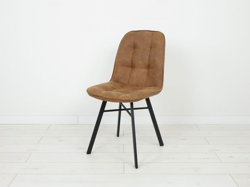 Krzesło tapicerowane metalowe STRONG