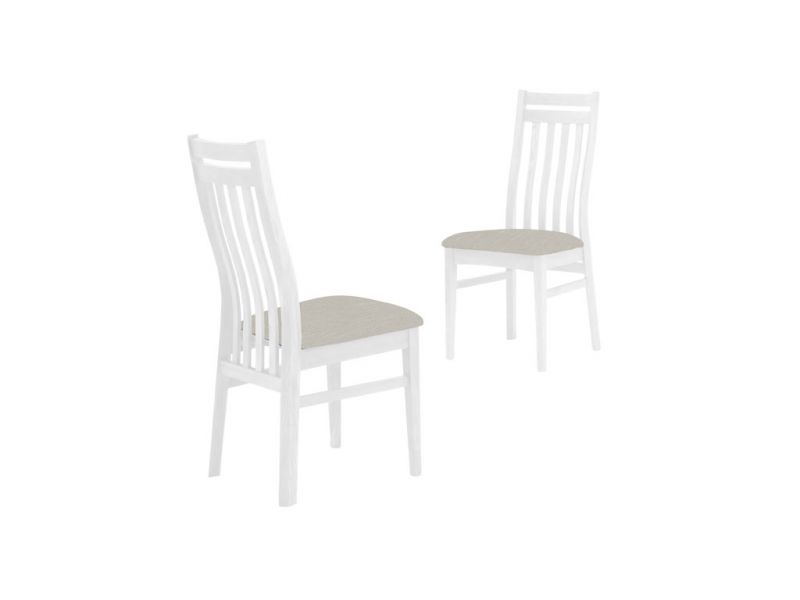Białe krzesło brzozowe Olsen 1