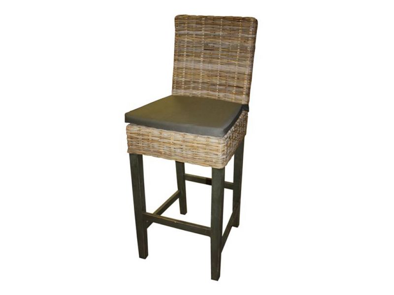 Rattanowe krzesło barowe Rattan Home 1