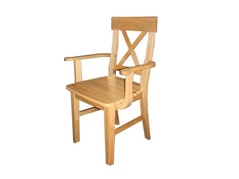 Krzesło sosnowe tapicerowane Marco 5