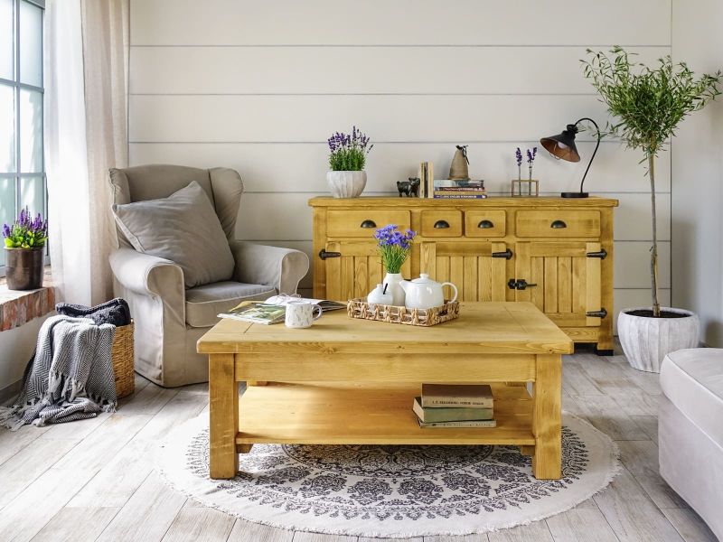 Ława drewniana Vintage