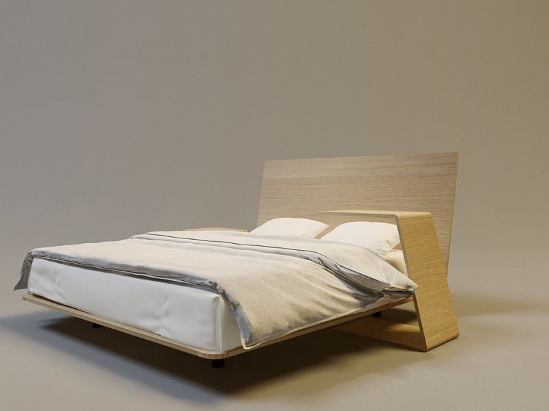 Drewniane łóżko VUELO 2 120 