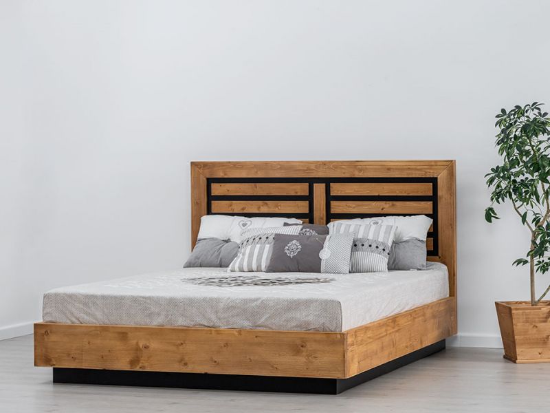 Łóżko drewniane sosnowe MODESTO 140