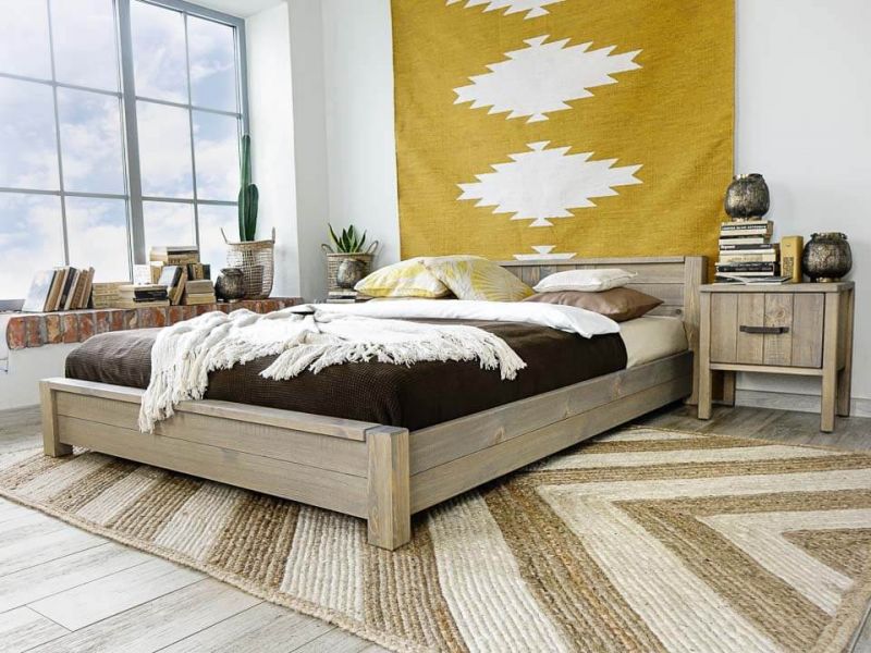 Łóżko drewniane Tennessee 2 - 140 cm