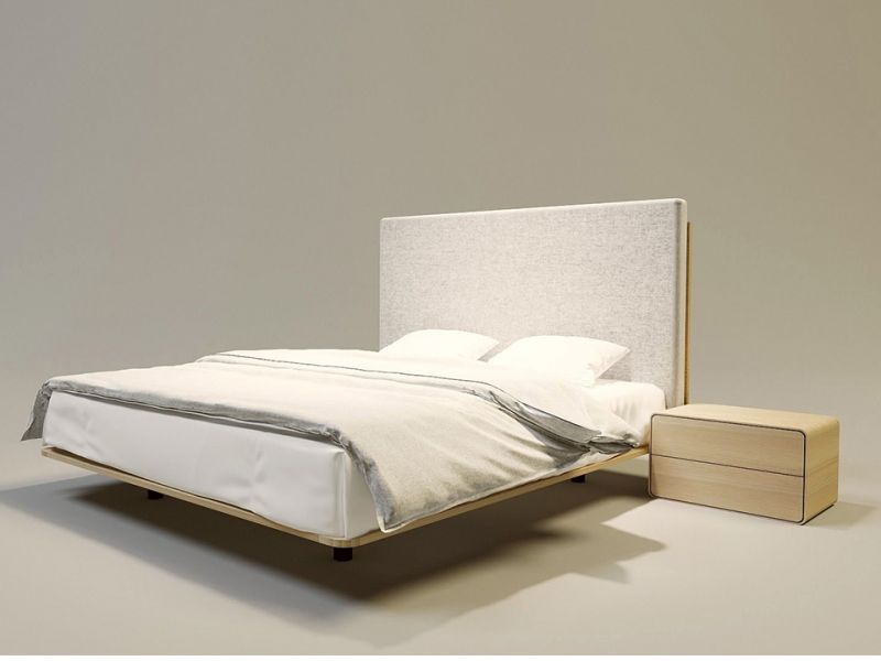 Drewniane łóżko SONAR 140 