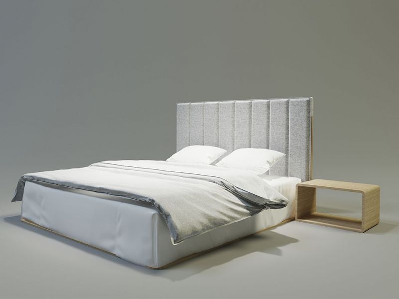Drewniane łóżko UNIKO 120