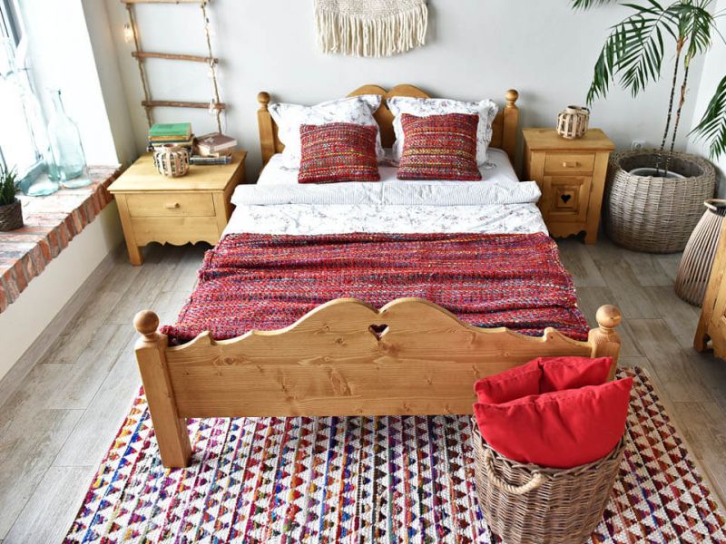 Łóżko drewniane Mexicana 2 140x200
