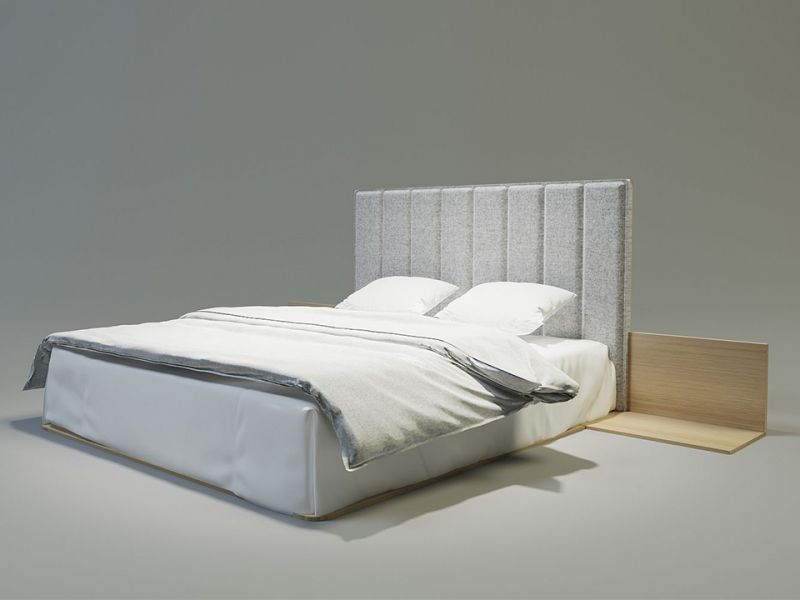 Drewniane łóżko KREON 120