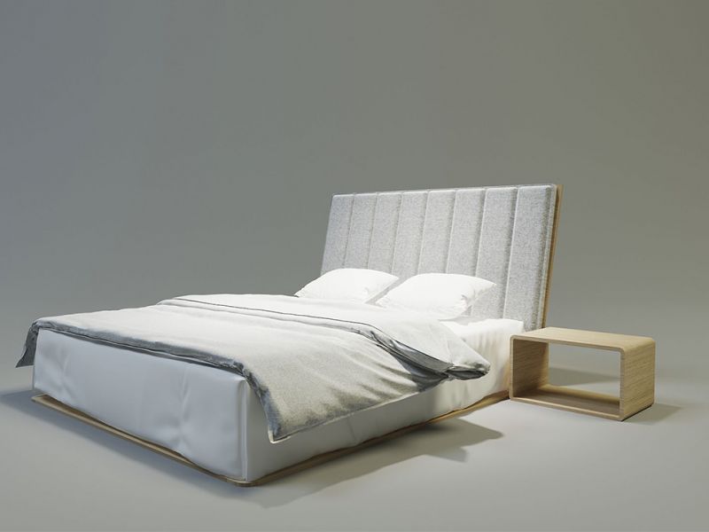 Drewniane łóżko UNIKO 2 120