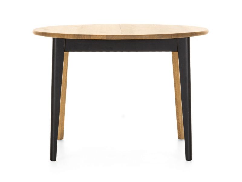 Rozkładany stół drewniany dębowy okrągły FARGO 4