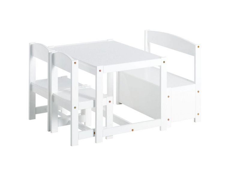 Stół z krzesłami i ławką Maja MIX 100